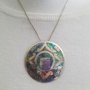 Neo-Aztec SS Pendant